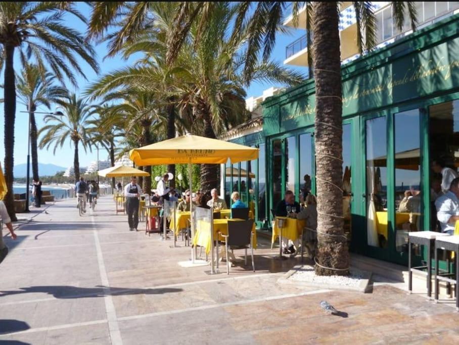 Fantastico Apto Vistas Mar Marbella Centro Luaran gambar