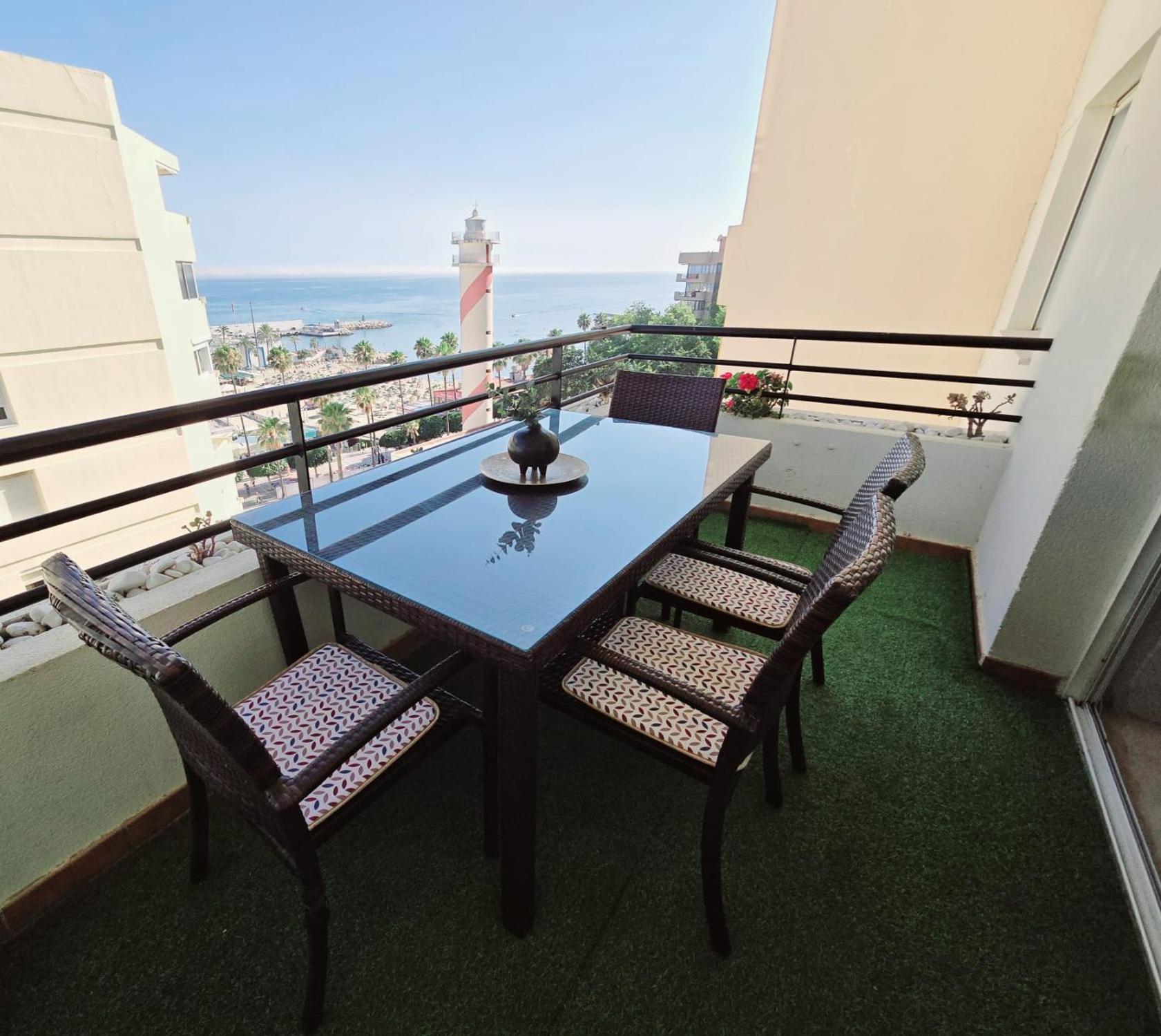 Fantastico Apto Vistas Mar Marbella Centro Luaran gambar